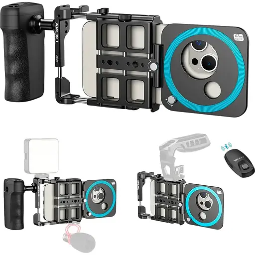 Ріг (клітка) для смартфона Apexel VideoRig 2 Pro APL-VG05CH [134380] - фото 4