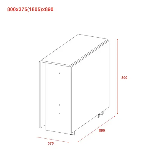 Столовый стол Doros Торонто Сосна Натти 180х89х80 (41516124) - фото 3