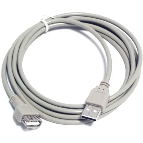 Удлинитель USB (штекер A - гнездо А) version 2.0 1,8 метра серый - фото 4