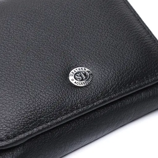Кожаный женский кошелек ST Leather 11.5х8.5х2 см acs0029436 - фото 5