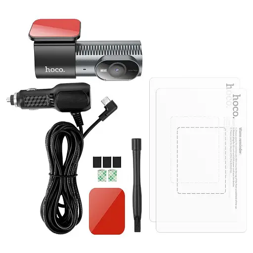 Видеорегистратор Hoco DV13 Screenless hidden driving recorder (6942007644167) - фото 6