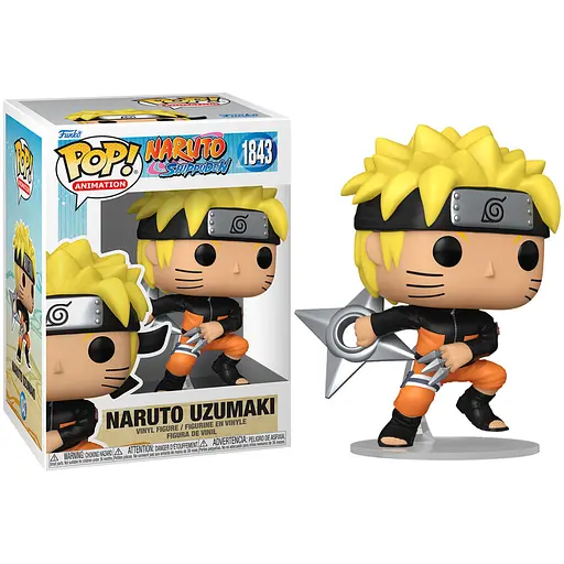 Ігрова фігурка Funko Pop! Naruto Shippuden Naruto Uzumaki з кунаями та cюрікеном (83804) - фото 6