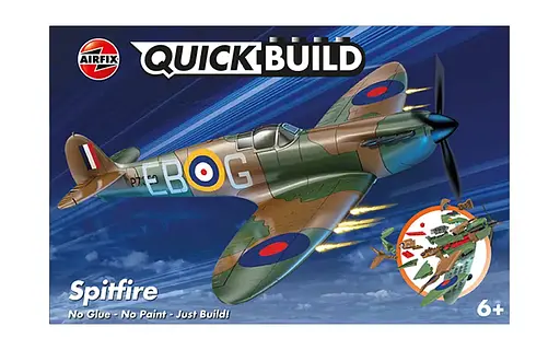 Конструктор Airfix літак Spitfire Quickbuild багатобарвний J6000