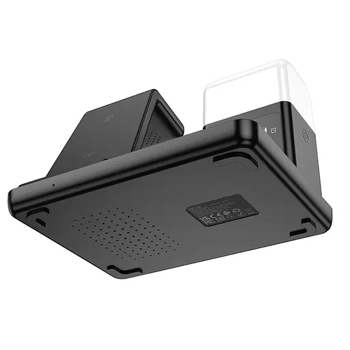 Бездротовий зарядний пристрій Hoco CQ9 3в1 з годинником - фото 5