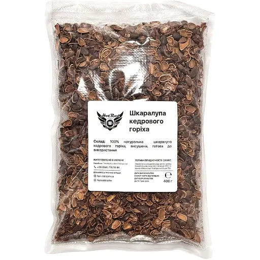 Шкаралупа кедрового горіха Hot Rod Distiller 400 г