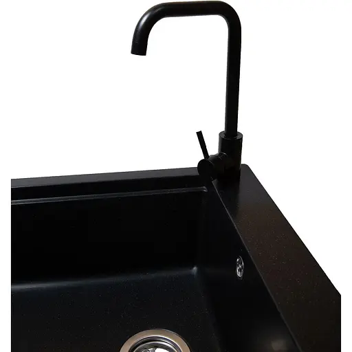 Кухонна мийка Romzha Patrat 78 Antracit (901) - фото 3