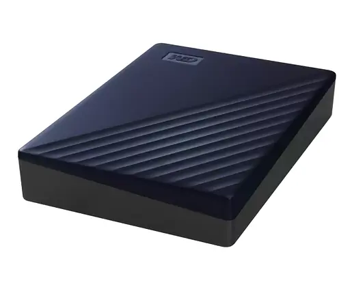 Внешний жесткий диск WD портативный для макбуков My Passport for Mac 5 TB (WDBA2F0050BBL-WESN) синий - фото 2