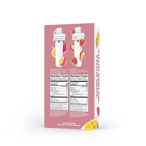 Стартовий набір пляшка з кришкою Cirkul Rose Gold з двома смаковими картриджами Полуниця та Маракуя 946 мл - фото 3