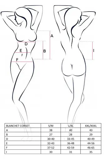 Корсет Casmir Blanchet XXL/XXXL чорний - фото 3