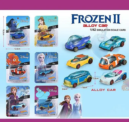 Набор машин на листе (В ассортименте) 608M