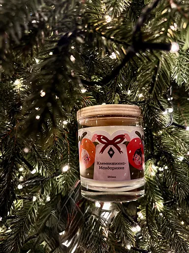 Свічка Клементинка-Мандаринка 250 мл, 30 год 130 мл - фото 5