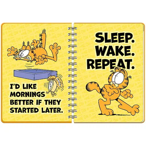 Щоденник на спіралі Kite Garfield тверда обкладинка (GF26-438) - фото 8