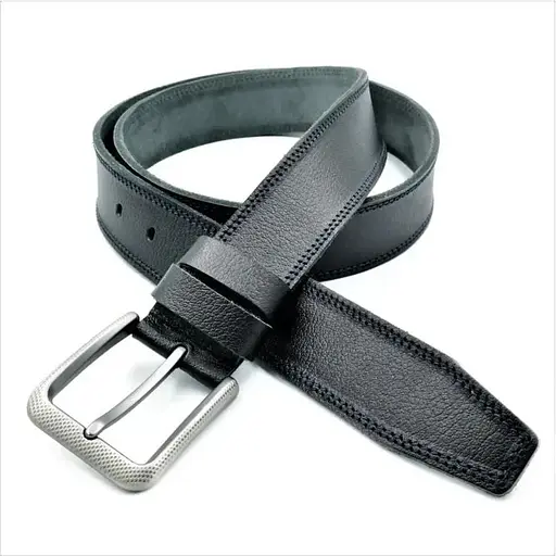 Ремінь шкіряний Le-Mon чоловічий 120х4 см acs0023746 - фото 1