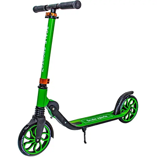 Самокат Scale Sports 88х38х86-96 см Зелений 000231592