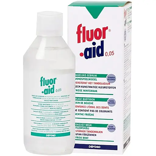 Набор: зубная паста Vitis Anticaries 100 мл + ополаскиватель для полости рта Fluor-Aid 0.05% 500 мл - фото 3