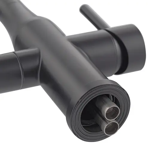 Змішувач для кухні на дві води Koer KI-72024-05 KR5012 Чорний матовий - фото 9