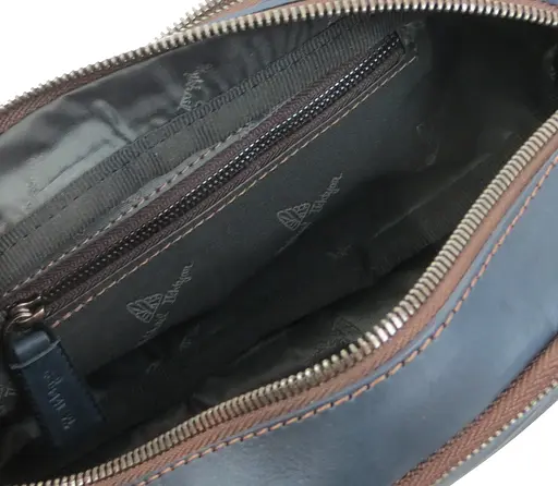 Шкіряна сумка Mykhail Ikhtyar 13х26х7 см sum0023001 - фото 7