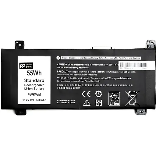 Акумулятор PowerPlant для ноутбуків DELL Inspiron 14-7466 (PWKWM) 15.2V 3600mAh