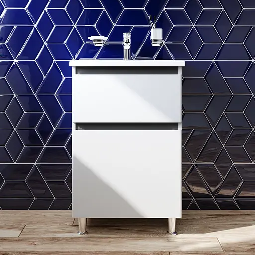 Тумба напольная AM.PM X-Joy 55 см с умывальником M85-FSX0552-WC0552WG38 - фото 2