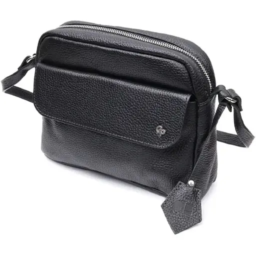 Сумка женская через плечо Grande Pelle 23х17х7 см sum0028540 - фото 1