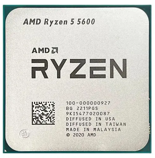 Процесор AMD Ryzen 5 5600 (100-000000927) (Socket AM4, 12T, 4.4 ГГц, Tray) - фото 1