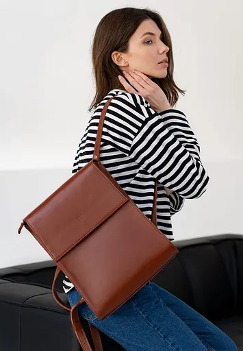 Женский рюкзак Tammy коньяк - фото 1