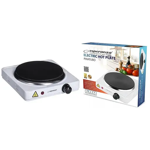 Електрична плита Esperanza біла (EKH002W)