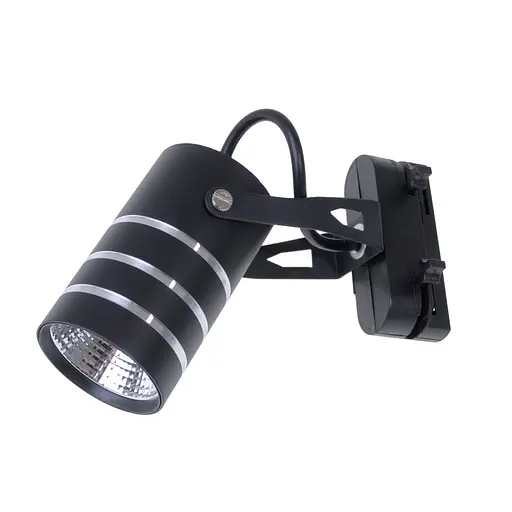 Светильник трековый поворотный LED 423/7W NW BK Brille 33-019