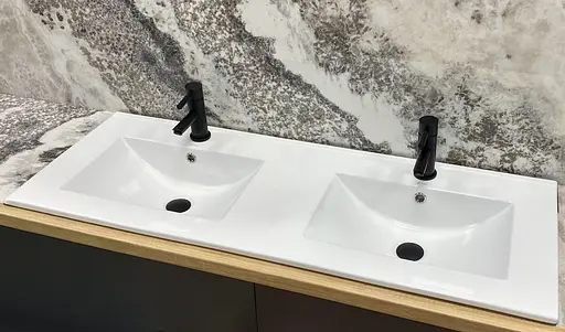 Умивальник VBI Ferrara 120W white врізний VBI-018053, Білий - фото 3