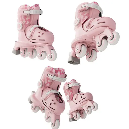 Ролики YVolution Switch Skates Розовые - фото 2