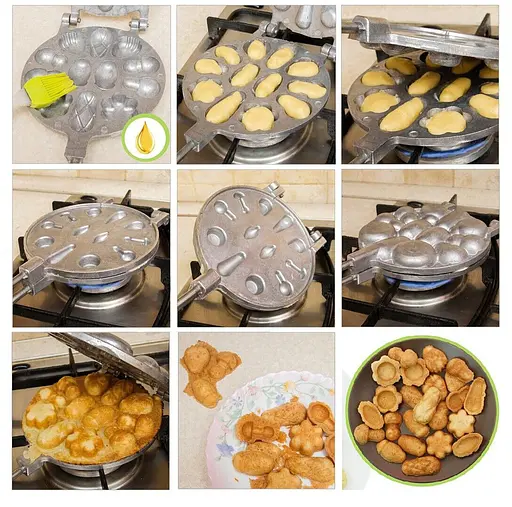 Форма для выпечки орешков - Орешница - Ассорти (большая), ХЕАЗ 81842 - фото 4