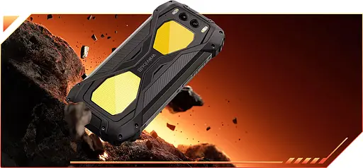 Смартфон Blackview BV7300 667" 6/256ГБ 2SIM 15000мА/год чорний UA - фото 3