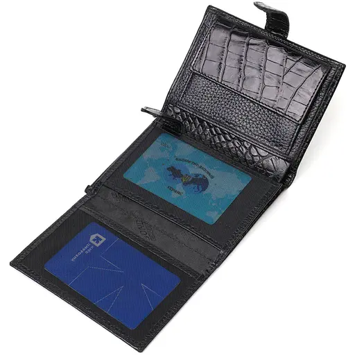 Кожаный мужской кошелек Bond 9.7х12.7х2 см acs0026931 - фото 5