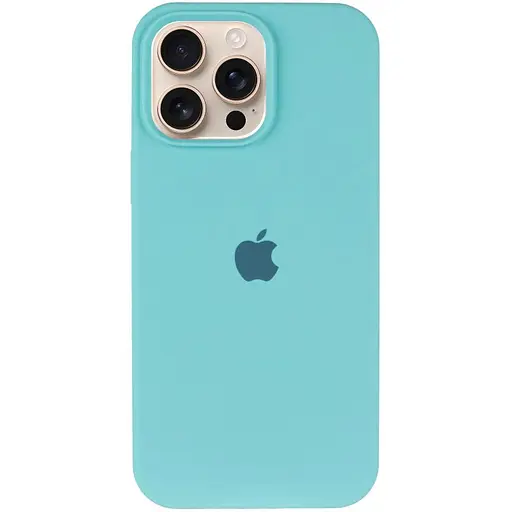 Чехол Epik Silicone Case Full Protective AA для Apple iPhone 13 Pro Max 6.7 Бирюзовый/Marine Green - фото 2