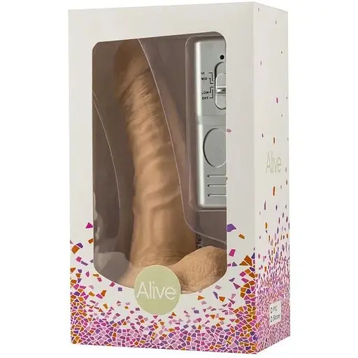 Фаллоимитатор с вибрацией Alive Dr.No - фото 2