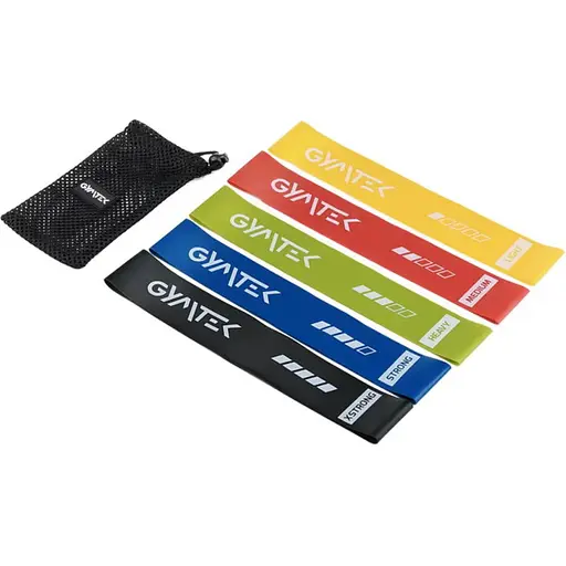 Набір резинок для фітнесу Gymtek 0,5-30кг 5 штук - фото 2