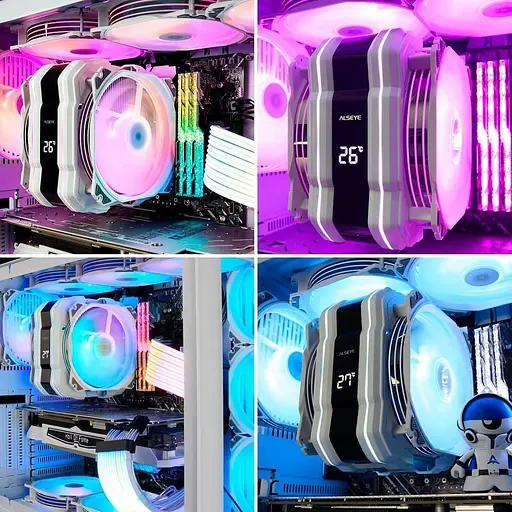 Кулер для процессора alseye M120D-W-Plus II (AS.01.01.0043) - фото 8