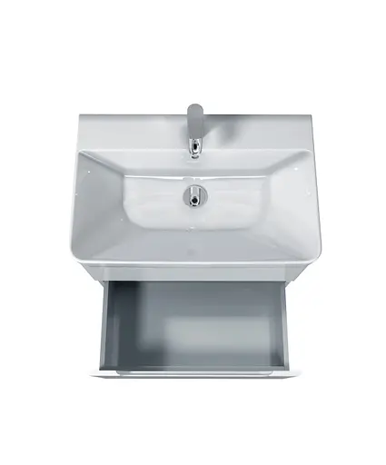 Тумба Мойдодир Malaga 70-A Білий з умивальником Vivace 70 Білий - фото 7