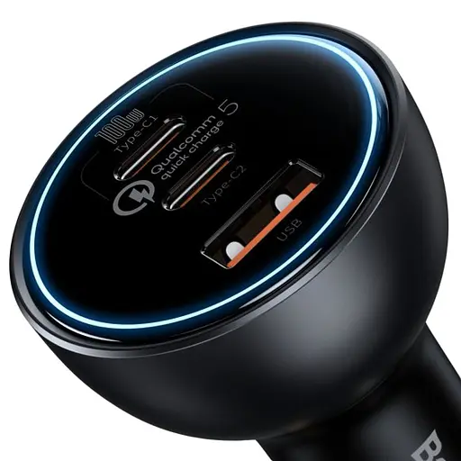 Автозарядне Baseus Qualcomm QC5 160 W 3 порти TZCCZM-0G - фото 3