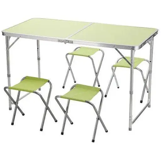 Раскладной стол UKC для пикника и 4 стула