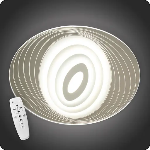 Люстра світлодіодна 517 Dlight 3color з пультом 60Вт Білий (01893) - фото 1