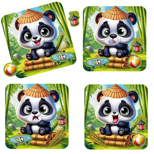 Игра развивающая "Эмоции Пандочки" Vladi Toys VT3220-06, 11 магнитов - фото 3