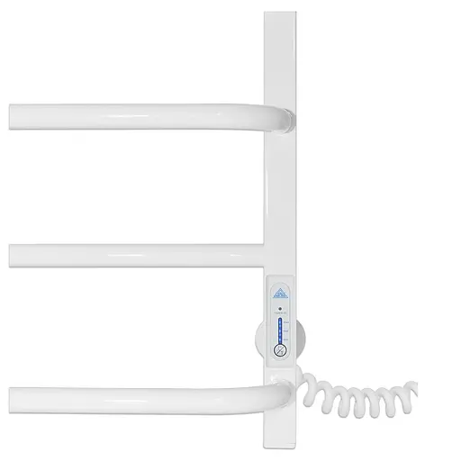 Электрический полотенцесушитель Laris Зебра Комфорт ЧФ8 500x800 Э правый R3 77700095, Белый, Правое, Электронный - фото 5
