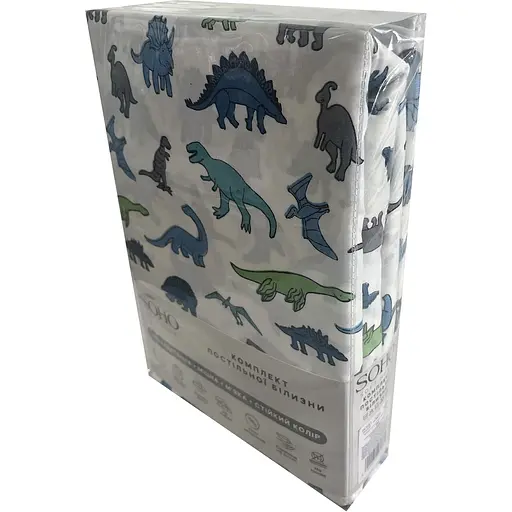 Комплект постельного белья Soho Полуторный 150 x 200 см Dino (PATTERN 17-S) - фото 3