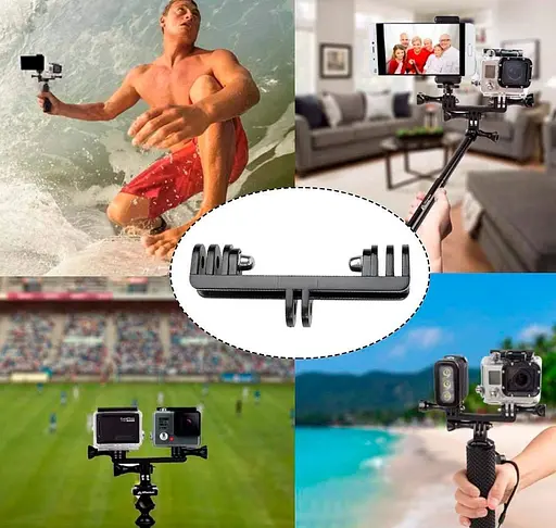 Кронштейн для двох екшн-камер AC Prof GP245 [83675] - фото 5