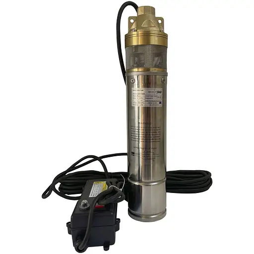 Насос свердловинний вихровий VOLKS pumpe 4SKm150 + кабель 15м + пульт (13432) - фото 1