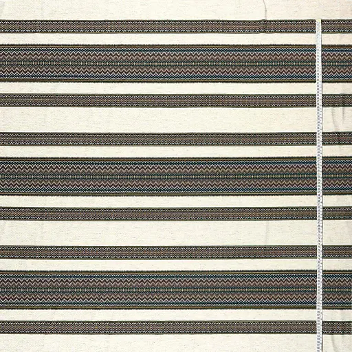 Лляна тканина з українським орнаментом "Рандеву" (від 1 м) - фото 3