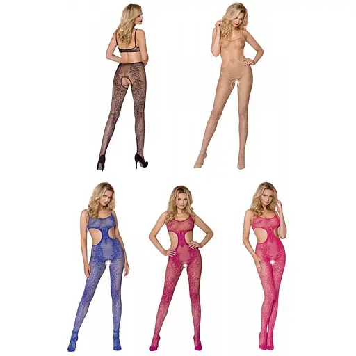 Бодістокінг Casmir CA002 з ажурної сітки із вирізами з боків та доступом тілесний - фото 7