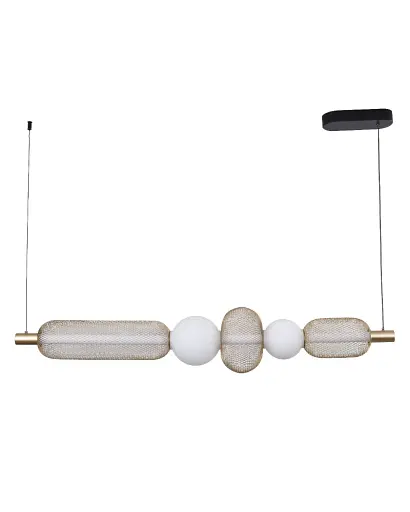 Світильник підвісний, люстра Zuma Line 5905316668218 Sarr LED 1x27W 3000K-5700K 3200Lm IP20 золотий - фото 1