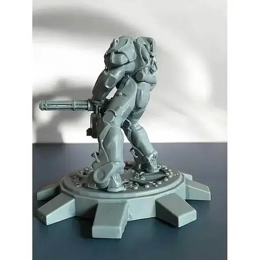 Фигурка Fallout T60 размер 110 мм персонаж из видеоигры коллекционный сувенир геймеру - фото 8